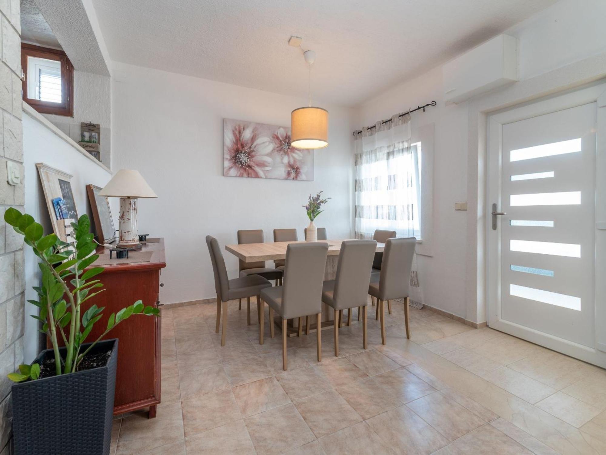 Scenic Sea View,Three Bedroom Villa With Pool Trogir Ngoại thất bức ảnh